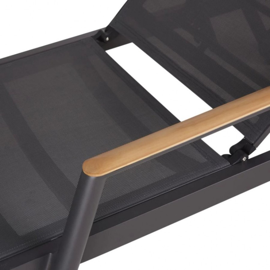 Лежак Andy антрацит Brafab