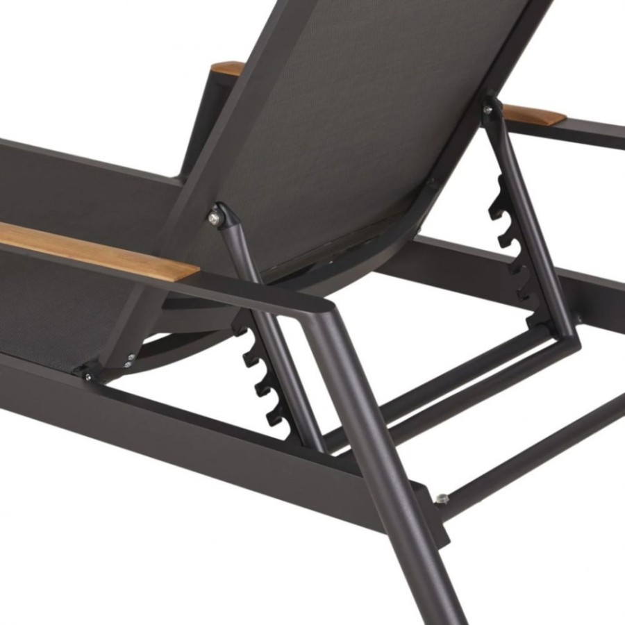 Лежак Andy антрацит Brafab