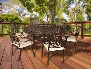 Обеденный комплект из литого алюминия Henry VI Кит Маркет