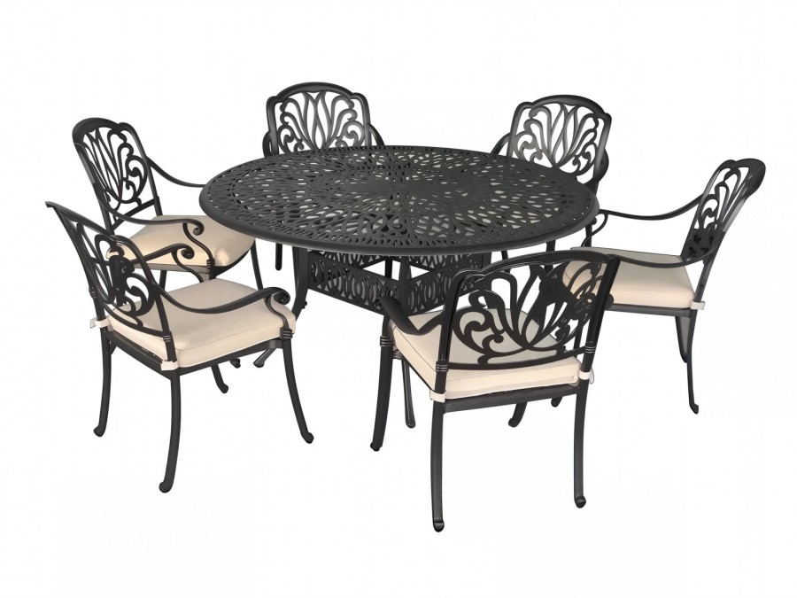 Обеденный комплект из литого алюминия Henry VI Кит Маркет