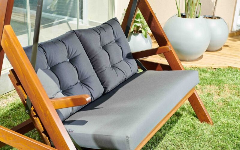 Качели Paris с серыми подушками Royal Family