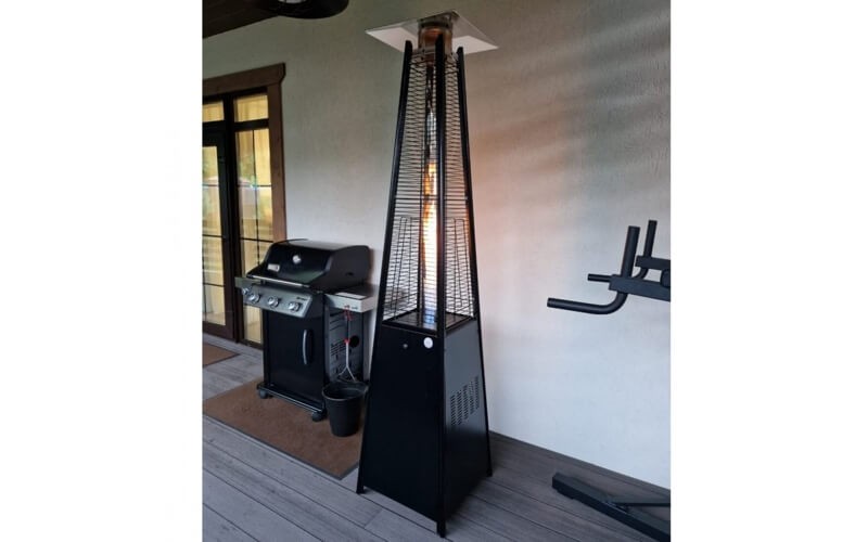 Уличный газовый обогреватель WWT 13I TOTAL чёрный