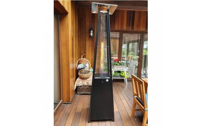 Уличный газовый обогреватель WWT 13I TOTAL чёрный