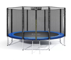 Батут Atlas Sport 374 см - 12ft PRO (усиленные опоры) BLUE Батут Atlas Sport 374 см - 12ft PRO (усиленные опоры) BLUE
