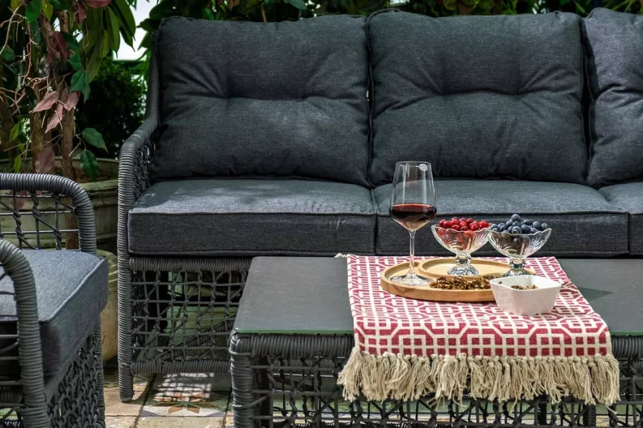 Плетеный кофейный стол LUCCA Joygarden