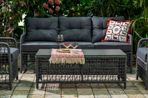 Плетеный кофейный стол LUCCA Joygarden