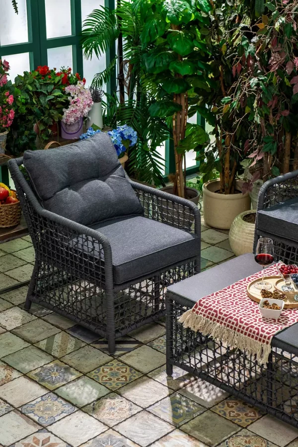 Плетеный кофейный стол LUCCA Joygarden