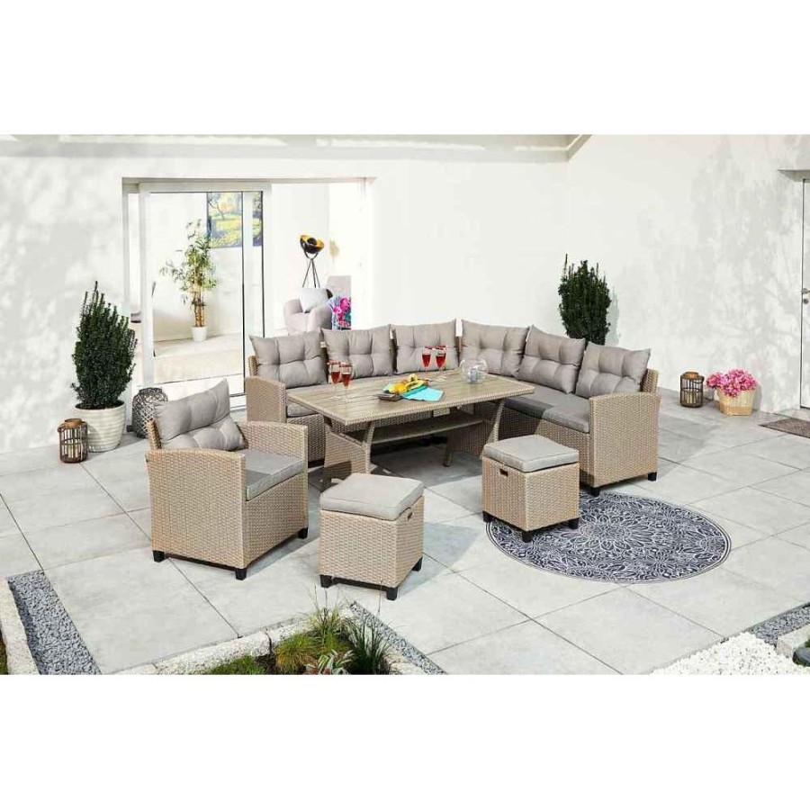 Комплект плетеной мебели AFM-373B Beige Афина