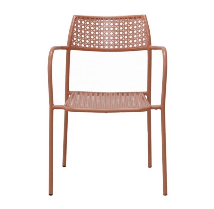 Стул Посейдон, темно-коралловый 4sis