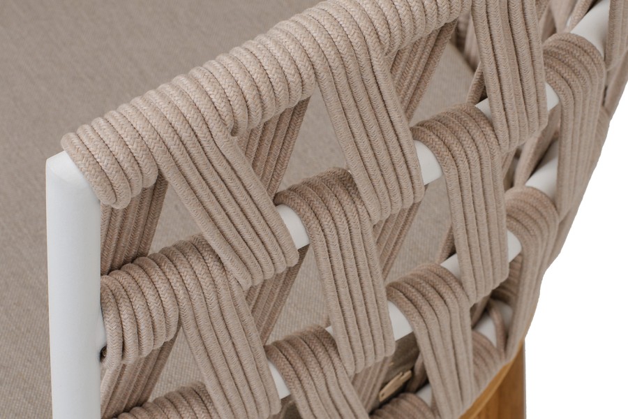  Стул плетеный из роупа Диего, бежевый 4sis