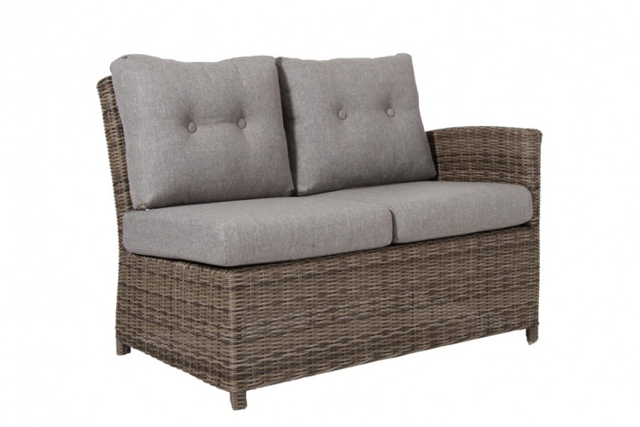 Двухместная софа Soho brown левое/правое Brafab