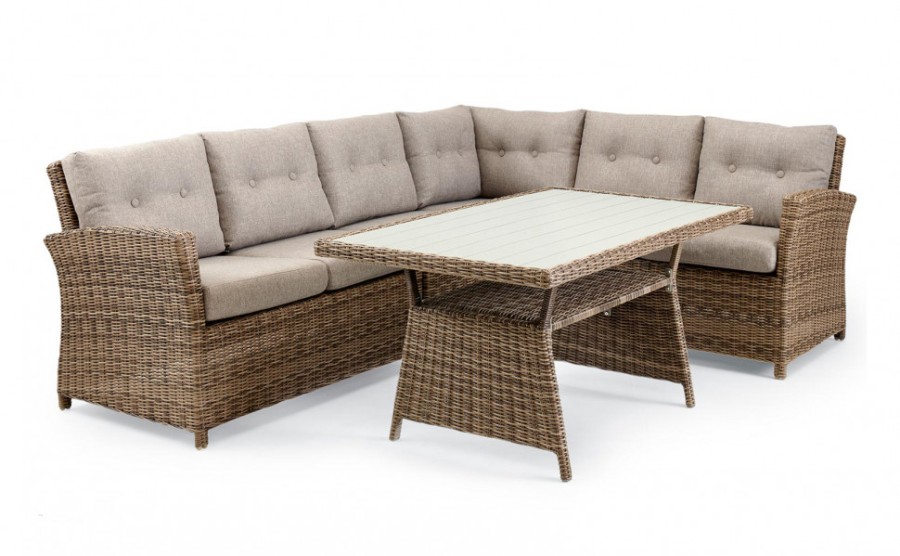 Двухместная софа Soho brown левое/правое Brafab