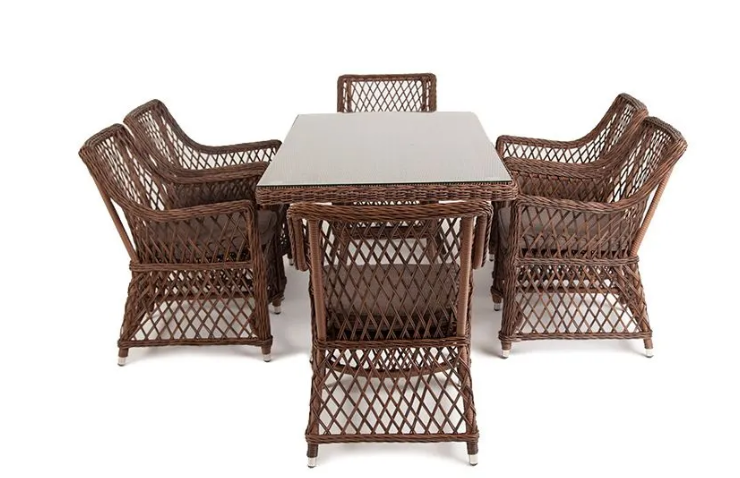 Обеденная группа Латте 160 L Brown 4sis