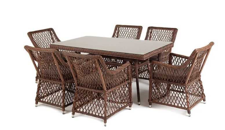 Обеденная группа Латте 160 L Brown 4sis