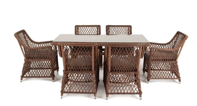 Обеденная группа Латте 160 L Brown 4sis