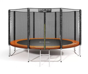 Батут Atlas Sport 374 см - 12ft PRO (усиленные опоры) ORANGE Батут Atlas Sport 374 см - 12ft PRO (усиленные опоры) ORANGE