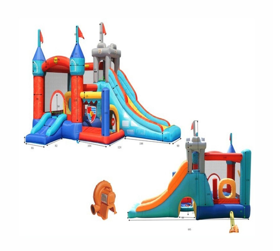 Батут Цитадель 3 в 1, 9021 Happy Hop