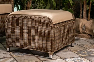 Оттоманка из искусственного ротанга OPAL 	Joygarden
