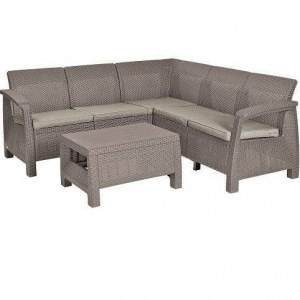 Комплект мебели Corfu Relax set cappuccino sand Keter