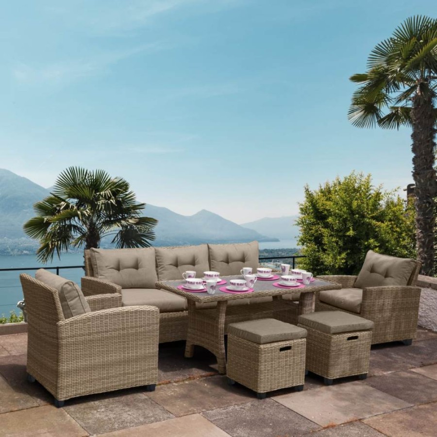 Комплект плетеной мебели AFM-310B Beige/Grey Афина