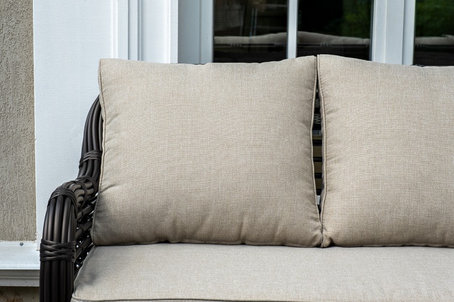 Лаунж-зона из искусственного ротанга Ницца, бронзовый 4sis