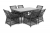 Обеденная группа Латте 160 L graphit 4sis