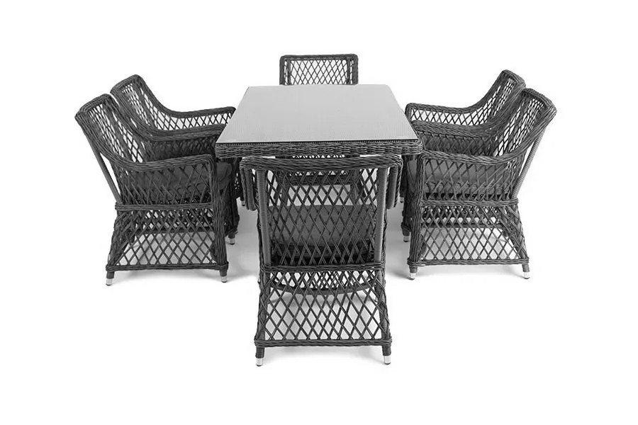 Обеденная группа Латте 160 L graphit 4sis