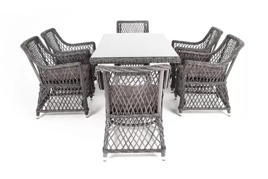 Обеденная группа Латте 160 L graphit 4sis