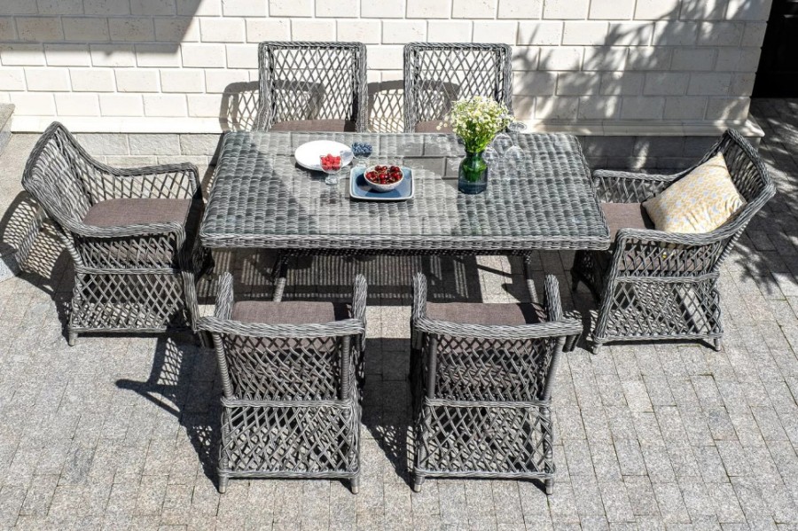 Обеденная группа Латте 160 L graphit 4sis