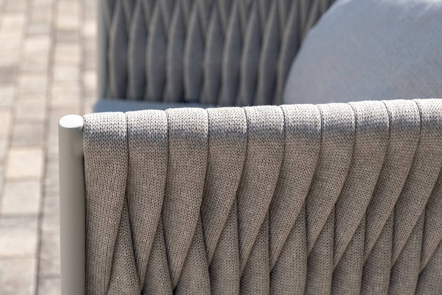 Лаунж-зона 4-местная из роупа со столом Монако 4sis