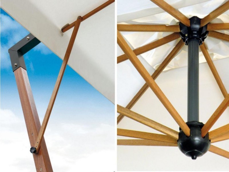 Зонт садовый круглый Torino Braccio Scolaro