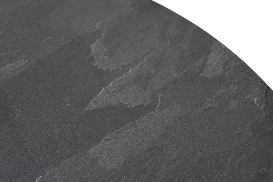 Интерьерный стол Конте из HPL круглый 70, серый гранит