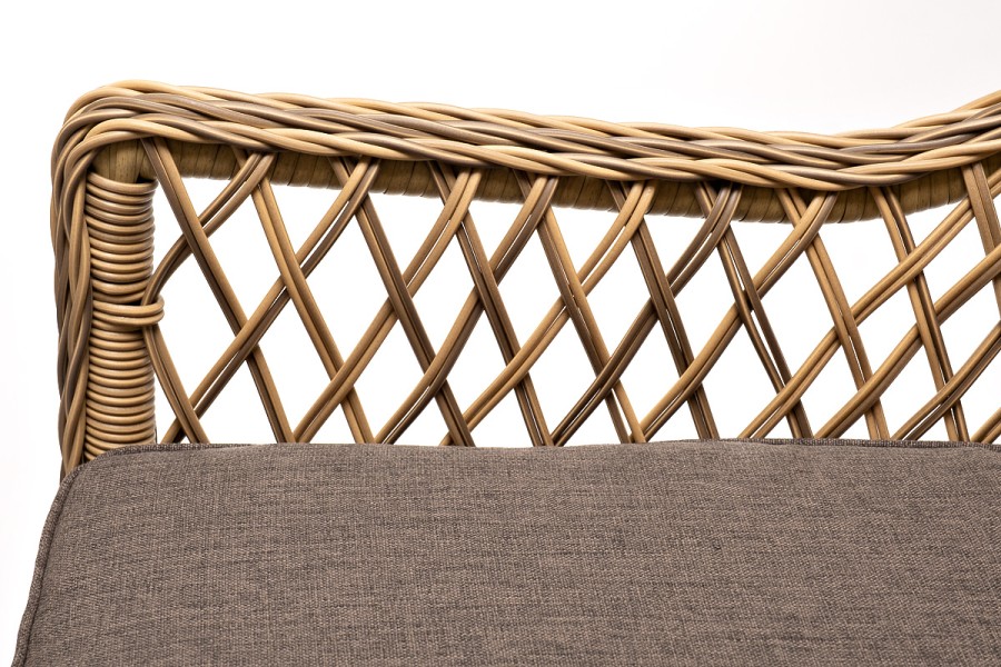 Обеденная группа Катания на 6 персон, цвет соломенный 4sis