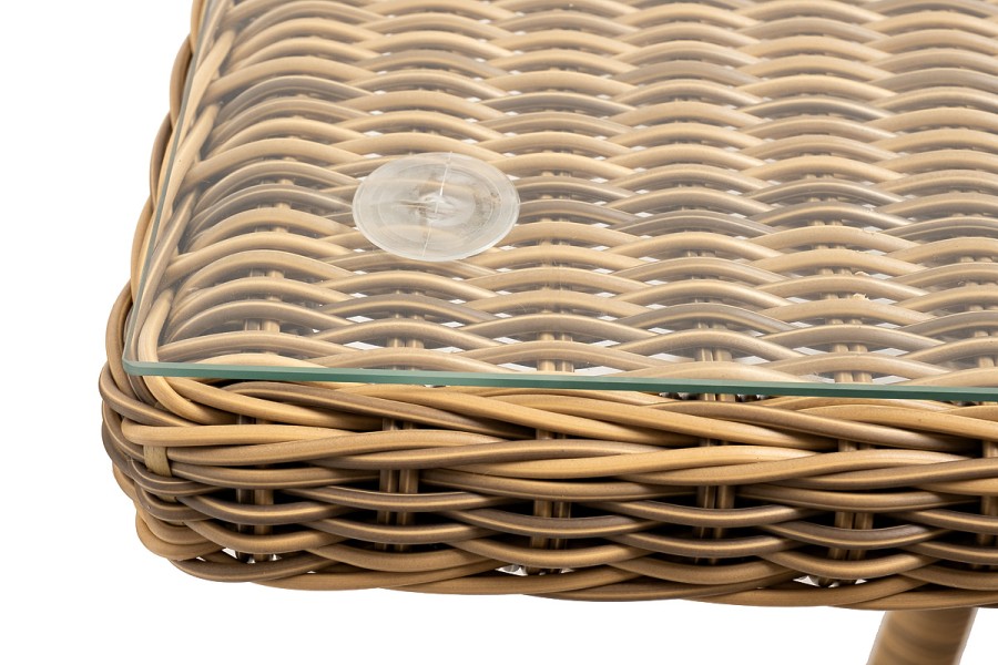 Обеденная группа Катания на 6 персон, цвет соломенный 4sis