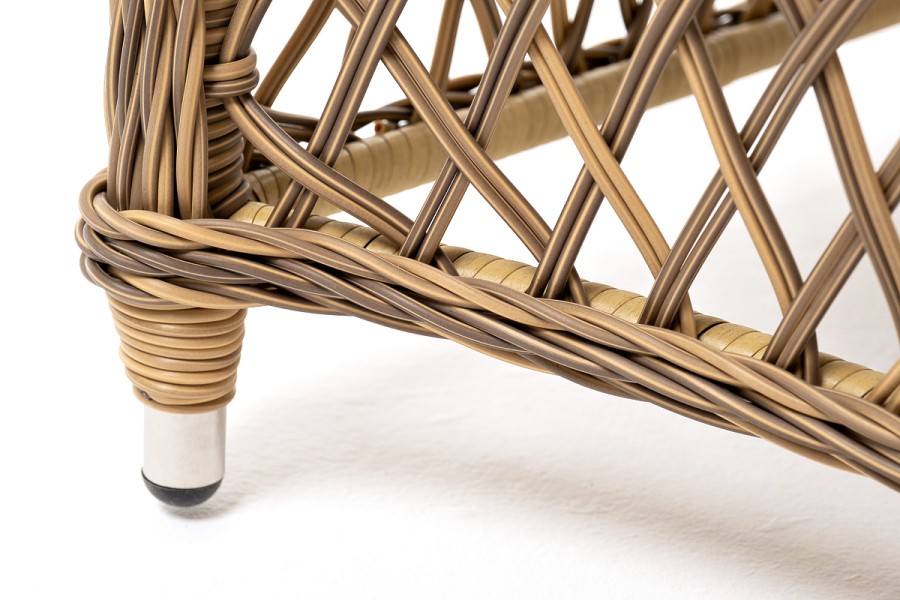 Обеденная группа Катания на 6 персон, цвет соломенный 4sis