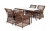 Обеденная группа Латте-140 L Brown 4sis