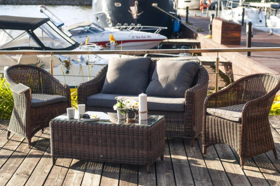 Столик журнальный Кон Панна коричневый 4sis