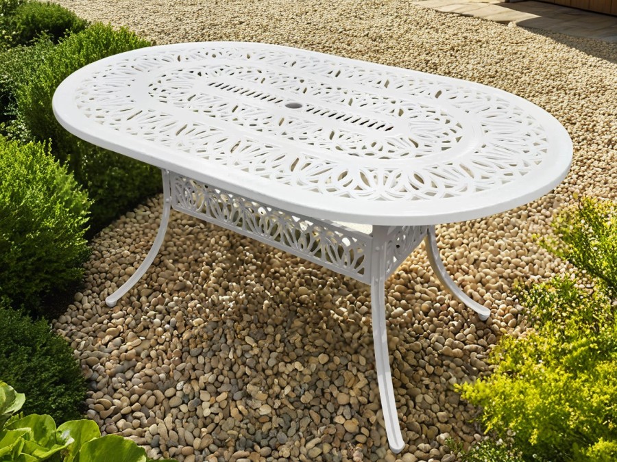 Мебель из литого алюминия FLORENCE 6 White Кит Маркет