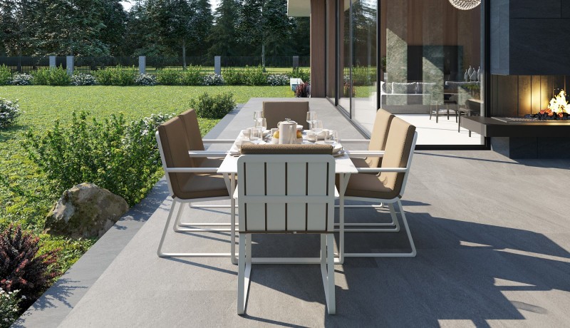 Обеденная группа Voglie 180 бежевая Gardenini