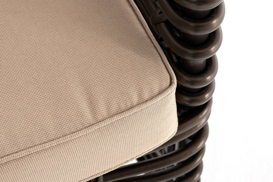 Кресло из искусственного ротанга Ницца, бронзовый 4sis