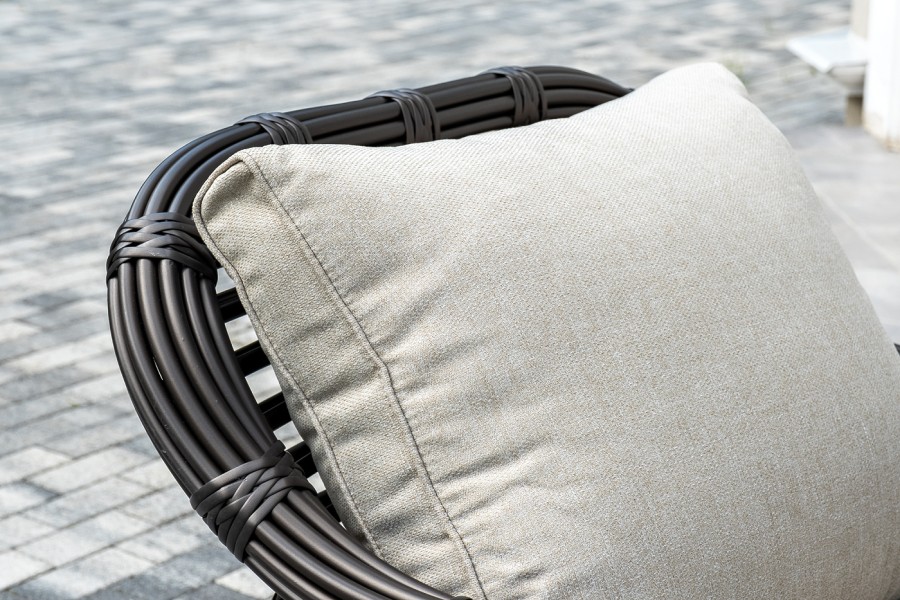 Кресло из искусственного ротанга Ницца, бронзовый 4sis