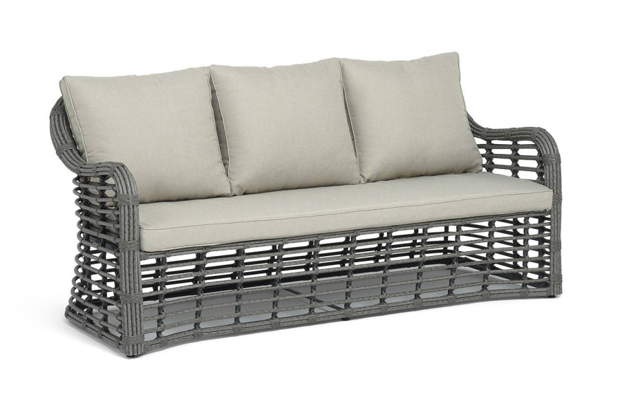 Лаунж-зона из искусственного ротанга Ницца, серый 4sis