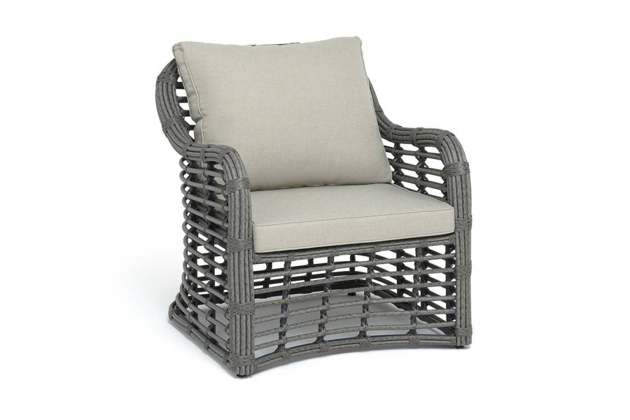 Лаунж-зона из искусственного ротанга Ницца, серый 4sis