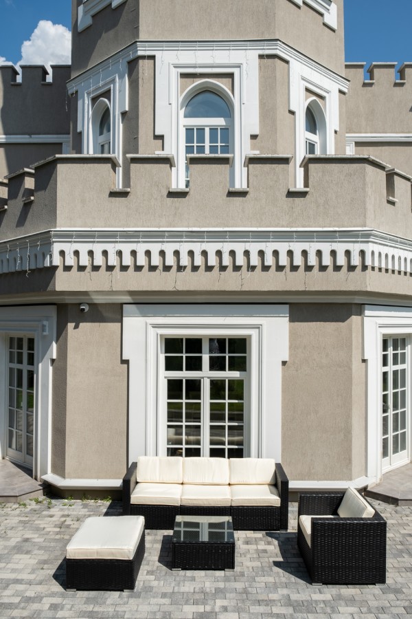 Лаунж-зона из искусственного ротанга на 5 персон Даллас, черный 4sis