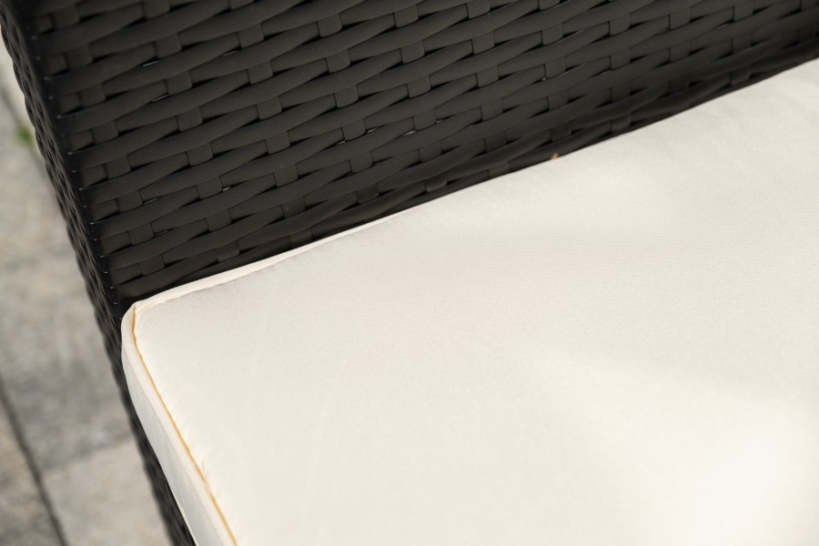 Лаунж-зона из искусственного ротанга на 5 персон Даллас, черный 4sis