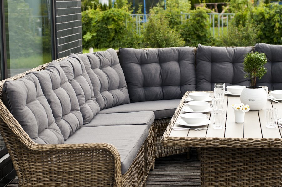 Плетеный обеденный стол Бергамо 4sis