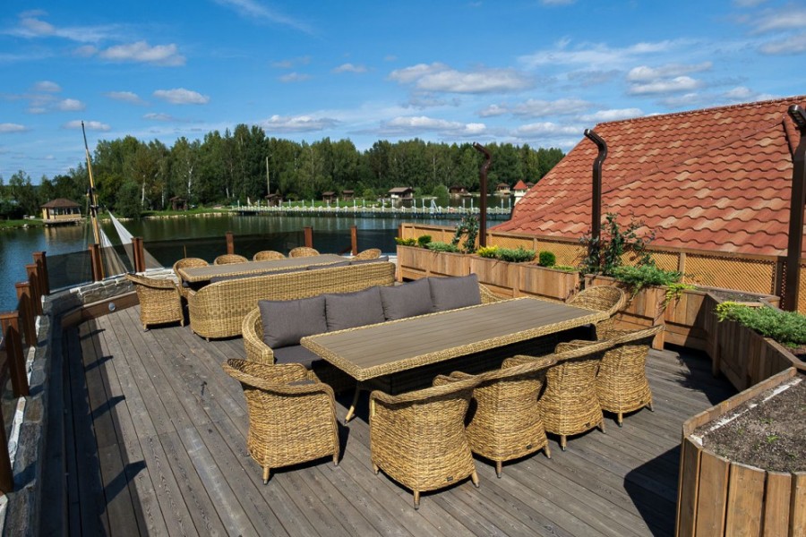 Плетеный обеденный стол Бергамо 4sis