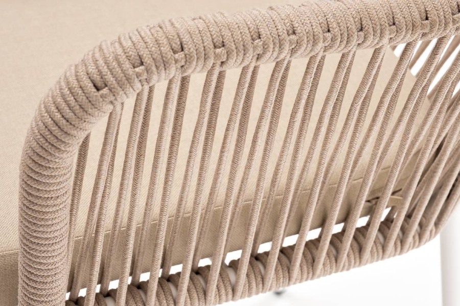 Плетеный стул из роупа Лион бежевый 4sis