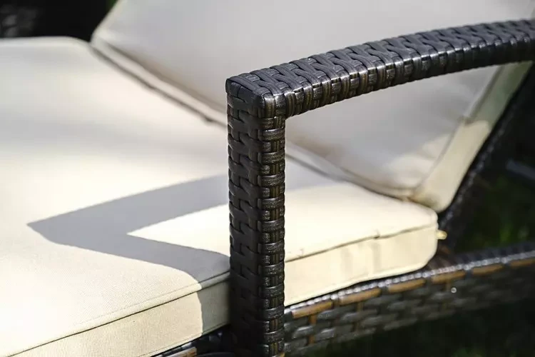 Комплект шезлонгов со столиком MILANO коричневый Joygarden