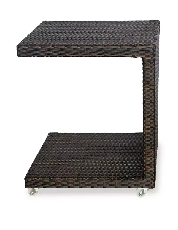 Комплект шезлонгов со столиком MILANO коричневый Joygarden